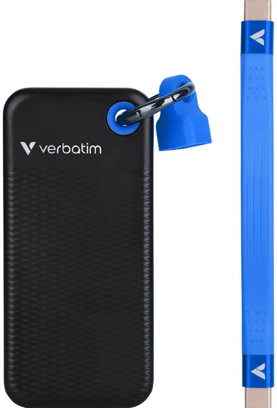 SSD Extern VERBATIM Pocket SSD USB 3.2 1TB Black/Blue