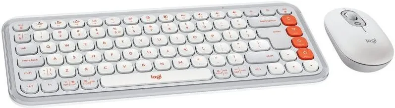 Kit Periferice LOGITECH POP ICON COMBO - OFF WHITE (US)