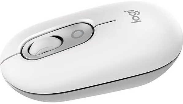 Mouse LOGITECH POP with emoji - OFF-WHITE