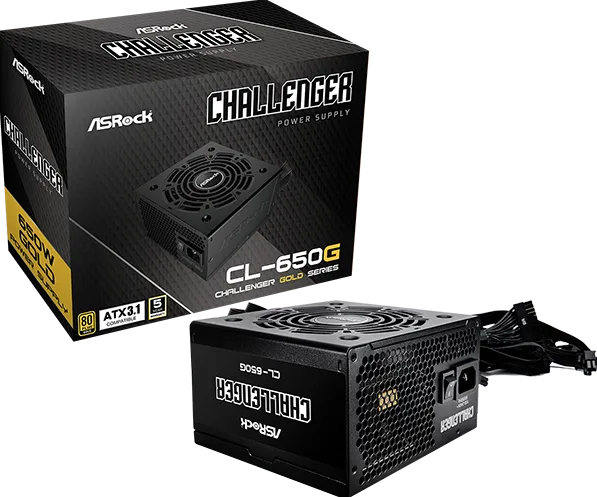 Sursa PC ASRock CHALLENGER, 80+ Gold, 650W