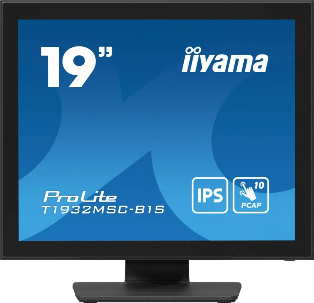 Monitor IIyama 48.0cm (19")   T1932MSC-B1S  5:4 M-Touch HDMI+DP+VGA retail