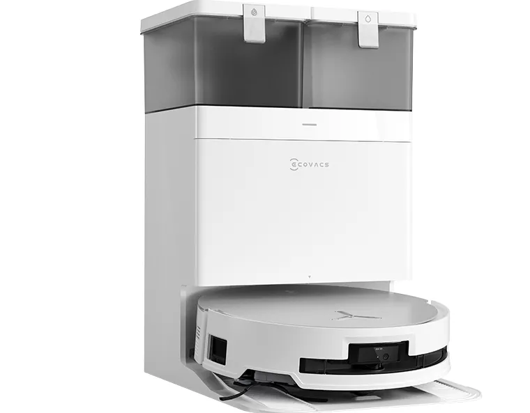 Ecovacs Aspirator robot DEEBOT X8 OMNI WHITE Ecovacs18000Pa,TruEdge 2.0&3D Edge Sensor,OZMO Roller