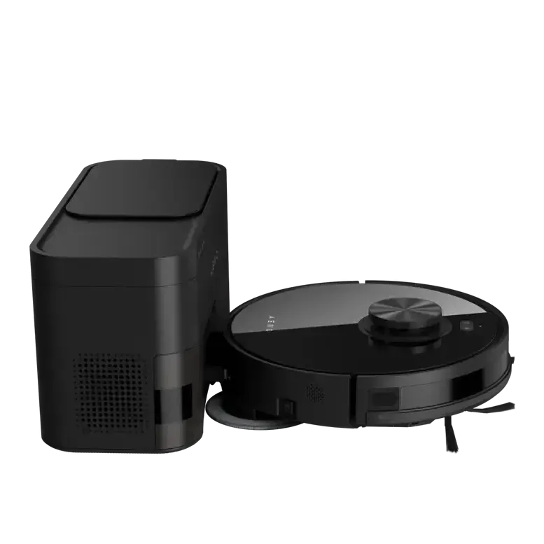 Robot de curățat cu colector de praf ARC0005S, negru, 2 în 1 și rezervor de praf, 4000 Pa, baterie de 3200 mAh