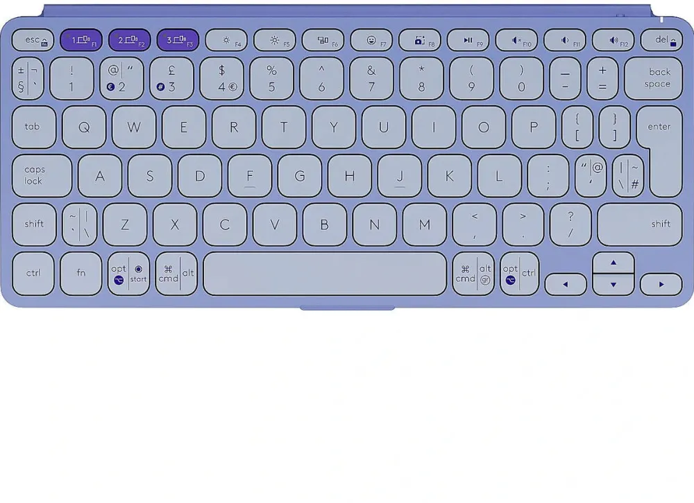 Tastatura LOGITECH Keys-To-Go 2, Lilac, Bluetooth, US