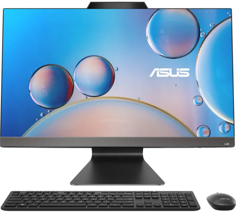 Sistem All in One Asus M3402WFAK, 23.8 inch FHD, Procesor AMD Ryzen 5 7520U 2.8GHz Mendocino, 16GB RAM, 512GB SSD, Radeon 610M, Camera Web, Windows 11 Pro Education
