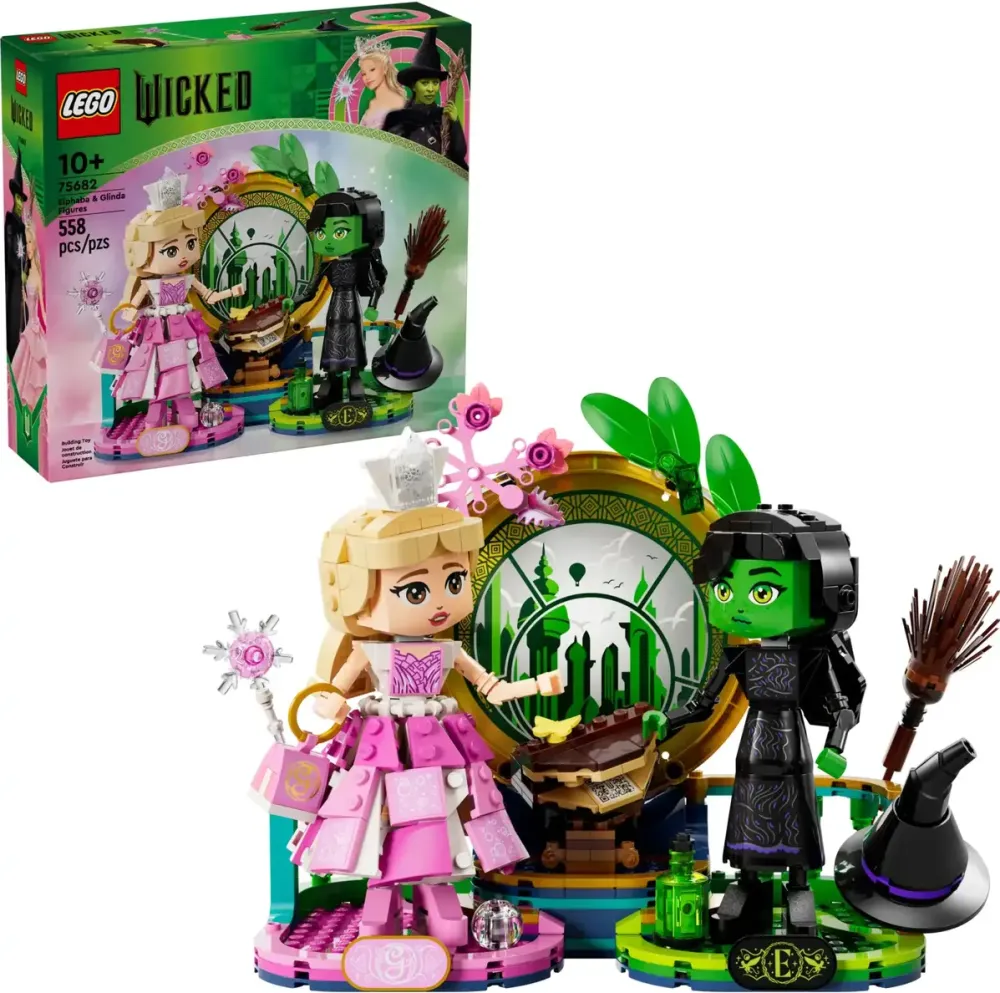 Set constructie LEGO Wicked 75682 Elphaba si Glinda