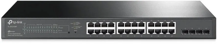 Switch TP-Link Omada 28-Port PoE+ Gigabit Smart with 4 SFP Slots