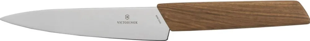 Victorinox Swiss Modern Narrow Knife Walnut Wood 15 cm