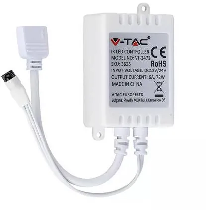 V-TAC Controller LED RGB 24 butoane