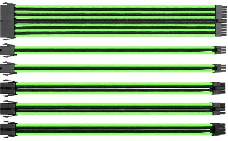 Thermaltake TtMod Sleeve Cable Kit Green-Black