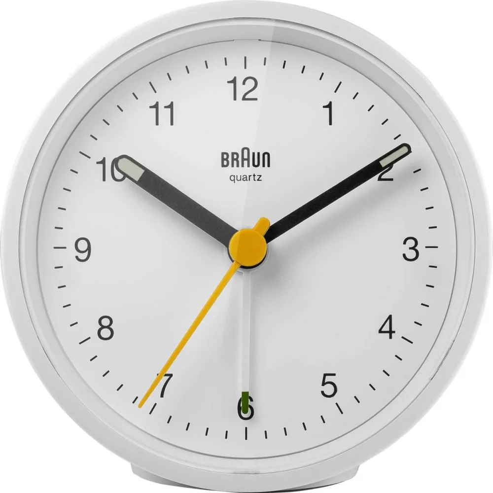 BRAUN Ceas de Birou BC 12 W white