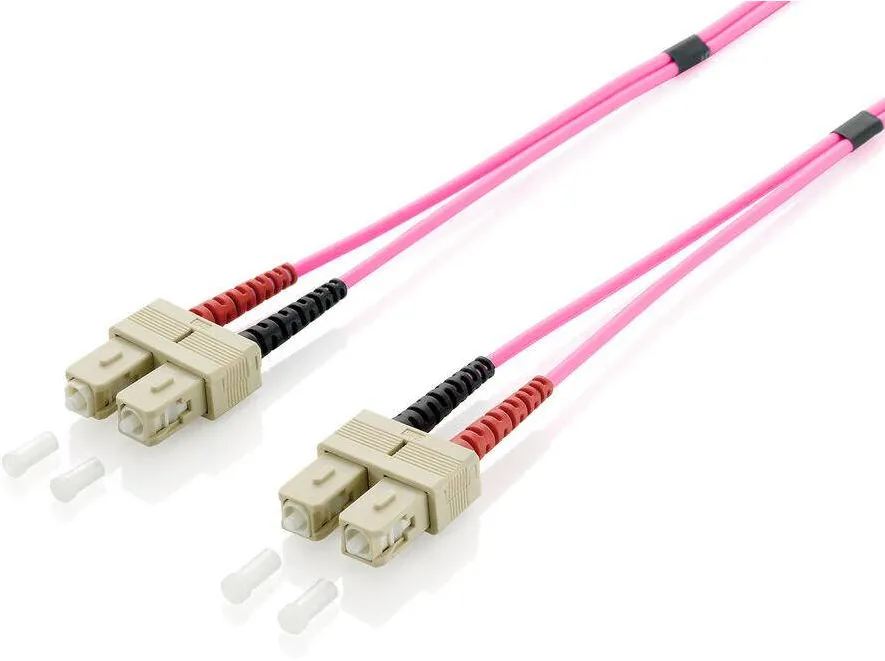 Cablu Fibra Optica EQUIP LWL Patchcable SC->SC 10.00m Multimode Duplex OM4 vi Polietilena