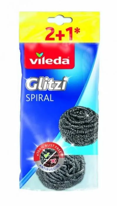 VILEDA Burete de vase Glitzi Spiral-3 buc