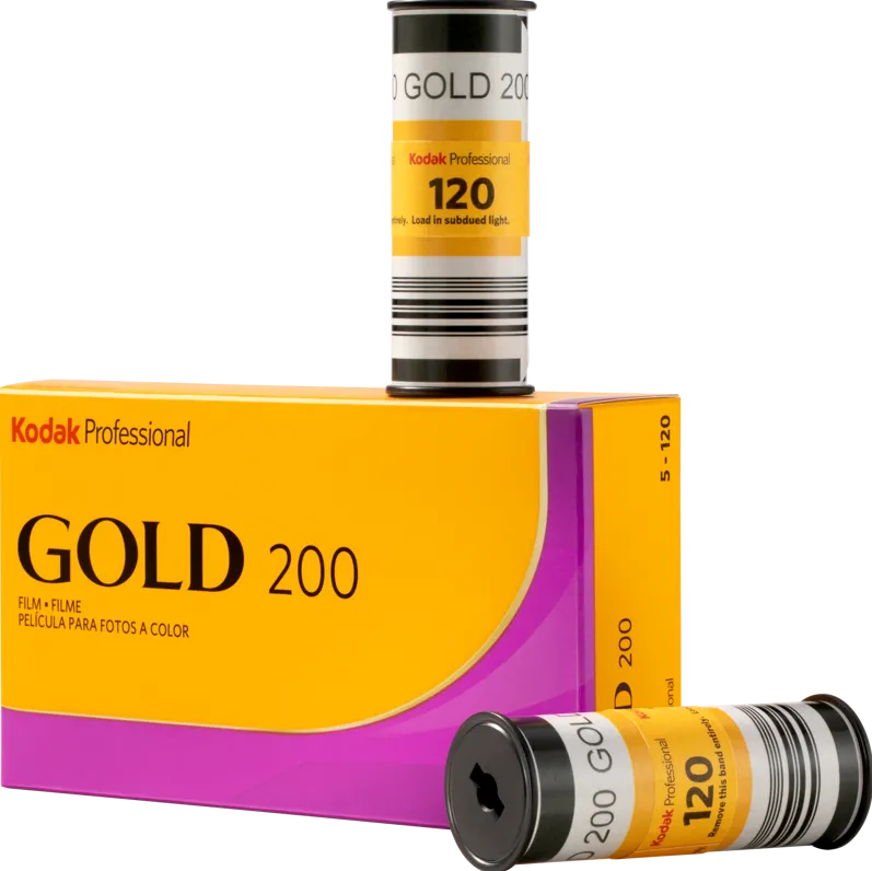 KODAK Kodak Professional Gold 200 120 Film 5-pack