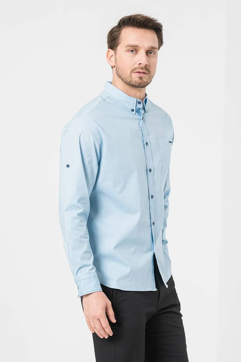 Pegas CAMASA CASUAL BARBATI LIGHT BLUE S
