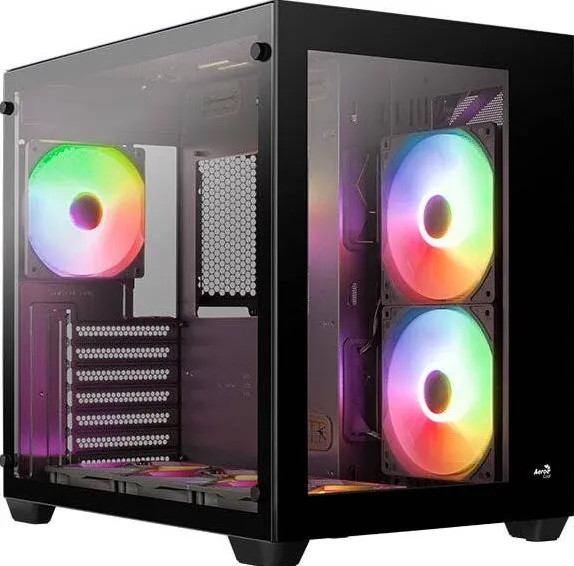 Carcasa PC Aerocool Midi Dryft Micro//MiniITX ARGB (black)