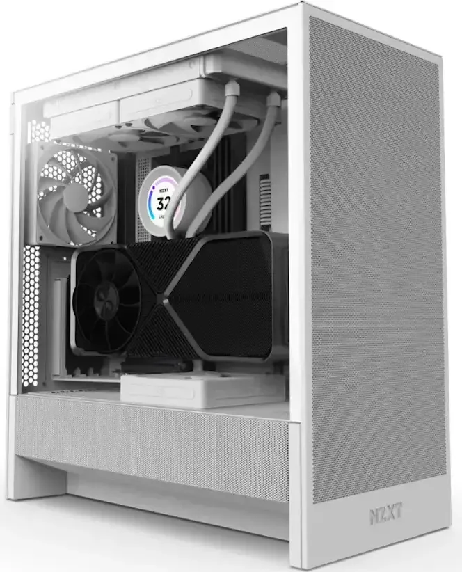 Carcasa PC NZXT H5 Flow White Midi ATX (2024)