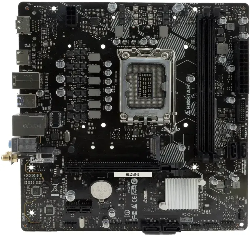Placa de Baza Biostar H610MT-E (H610, S1700, mATX, DDR4)
