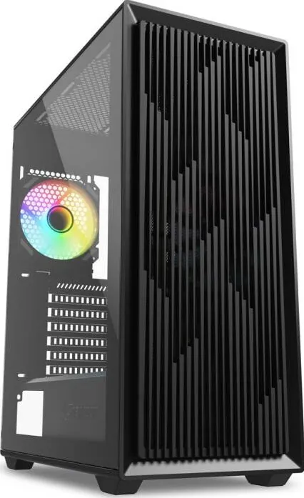 Carcasa PC Sharkoon VK2 RGB, tower (black, tempered glass)