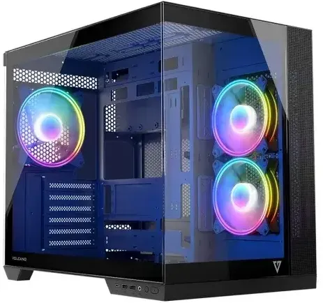 Carcasa PC Modecom Volcano Panorama Apex ARGB 3F Black