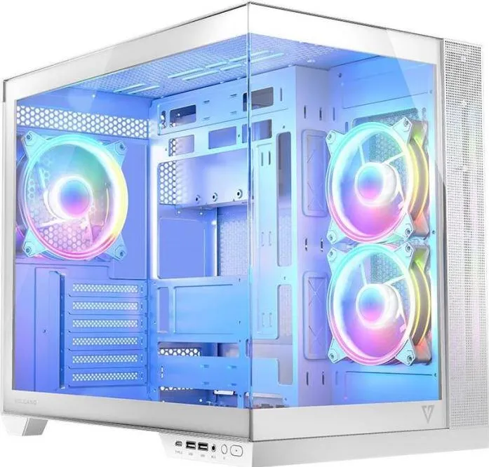 Carcasa PC Modecom Volcano Panorama Apex ARGB 3F White