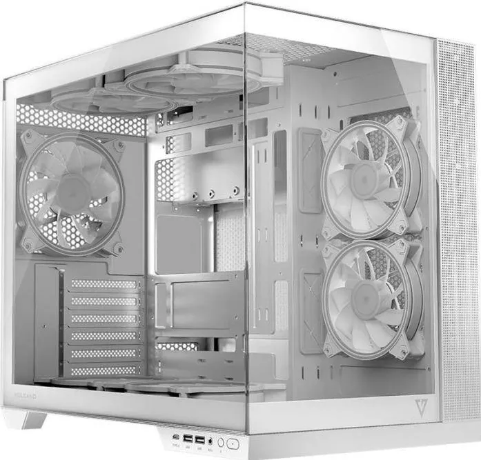 Carcasa PC Modecom Volcano Panorama NF White