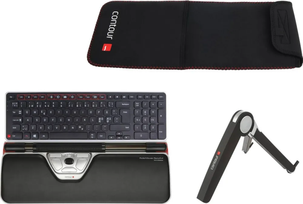 Mouse Contour Contour RollerMouse RED Plus wireless Travel Kit retail