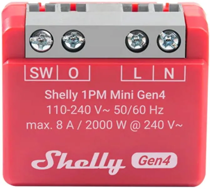 Controller Shelly Shelly 1PM Mini Gen4 Zigbee/Matter