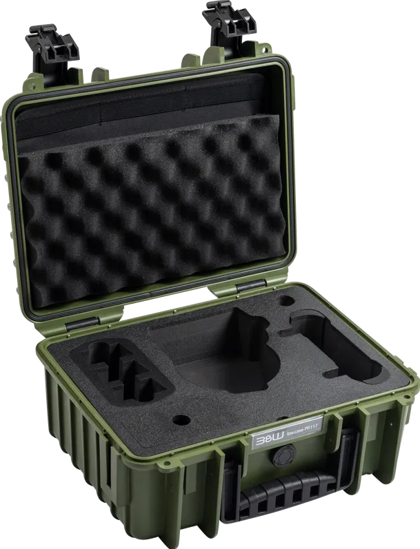Valiza de protectie BW Outdoor Cases Type 3000/PP.117 verde bronz pentru DJI Flip