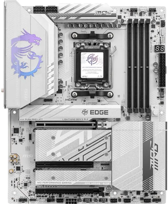 Placa de Baza MSI MPG B850 Edge TI WiFi, Sockel AM5, AMD B850, ATX, DDR5