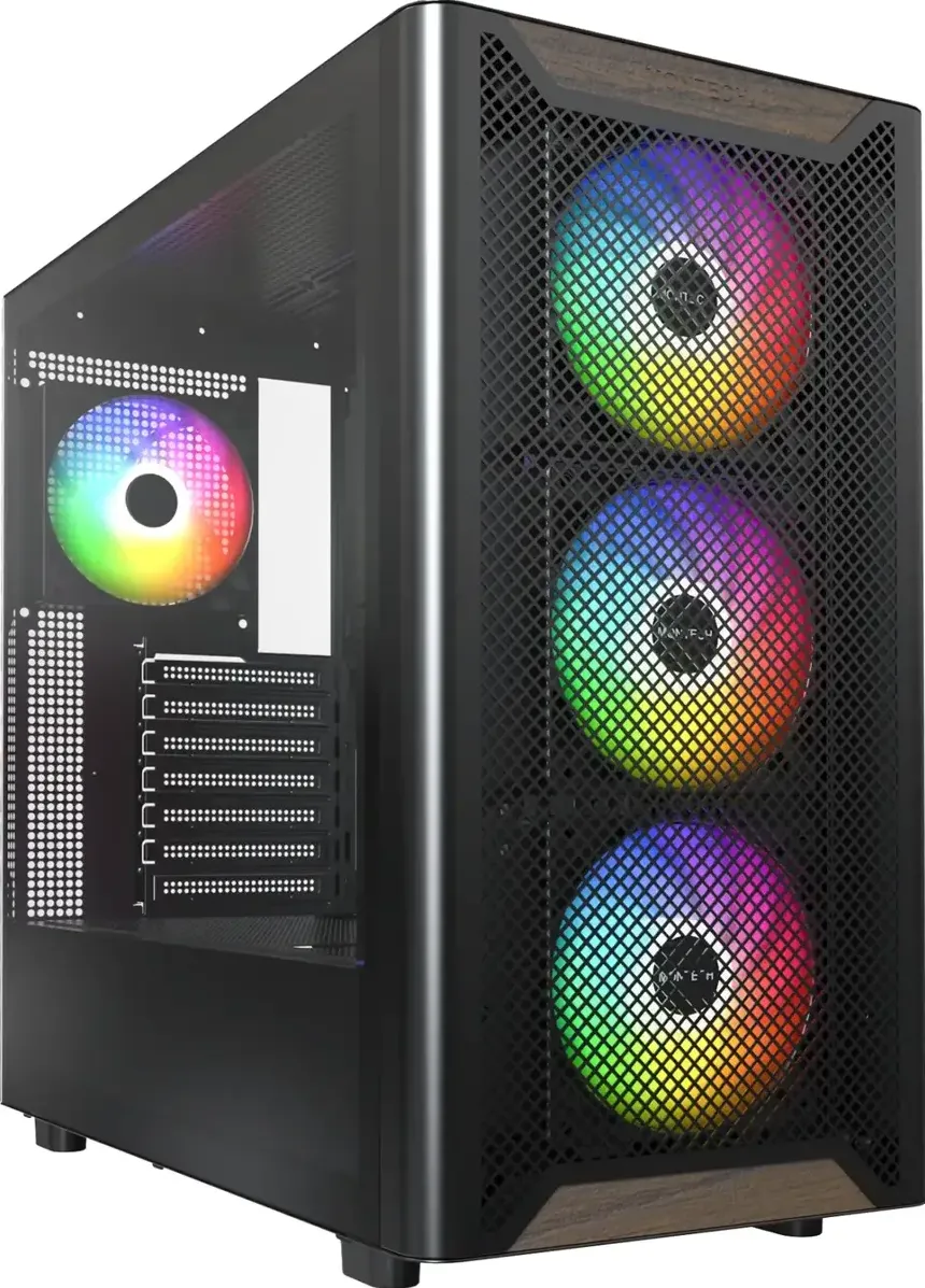 Carcasa PC Montech XR Wood (black)