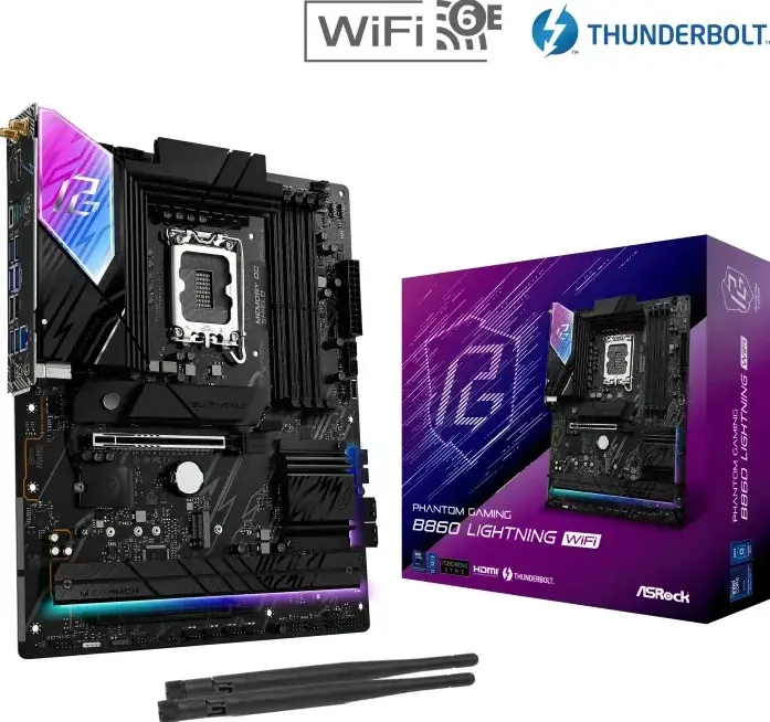 Placa de Baza ASRock B860 Lightning WiFi (white)
