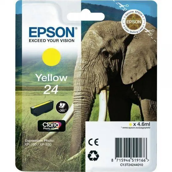 Cartus Imprimanta Epson YELLOW NR.24 C13T24244010 4,6ML ORIGINAL XP-750