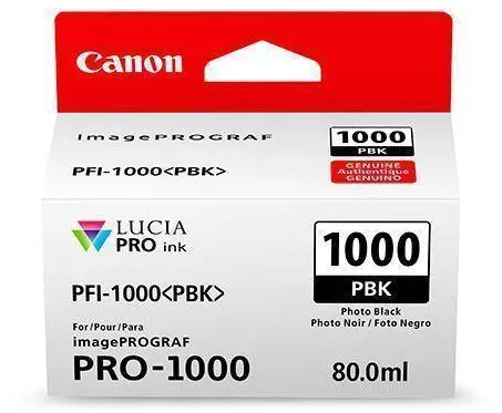 Cartus Imprimanta Canon PFI-1000PBK Photo Black