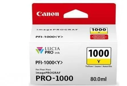 Cartus Imprimanta Canon PFI-1000Y Yellow