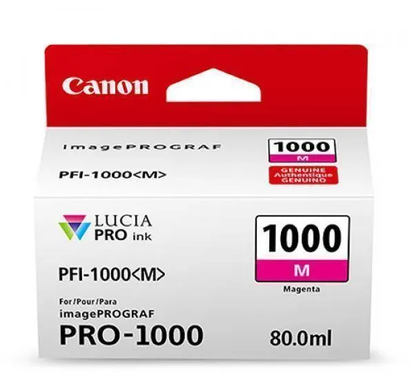 Cartus Imprimanta Canon PFI-1000M MAGENTA INKJET CARTRIDGE