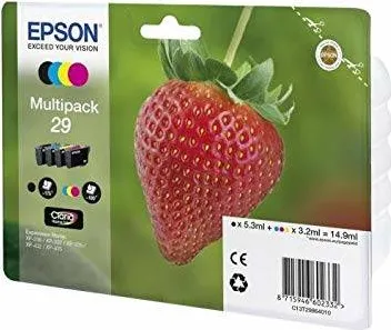Cartus Imprimanta Epson Cerneala Strawberry Claria Home Multipack Epson 4-colour 29 | 14,9 ml