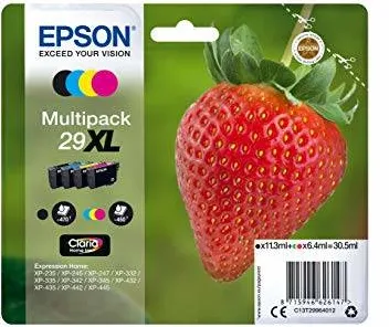 Cartus Imprimanta Epson Cerneala Claria Home Multipack Epson 4-colour 29XL | 30,5 ml