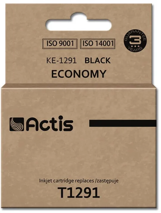 Cartus Imprimanta ACTIS Compatibil KE-1291 for Epson printer; EpsonT1291 replacement; Standard; 18 ml; black