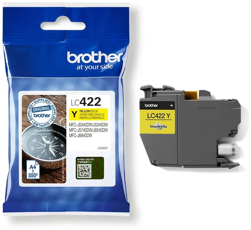 Cartus Imprimanta Brother LC-422Y Yellow