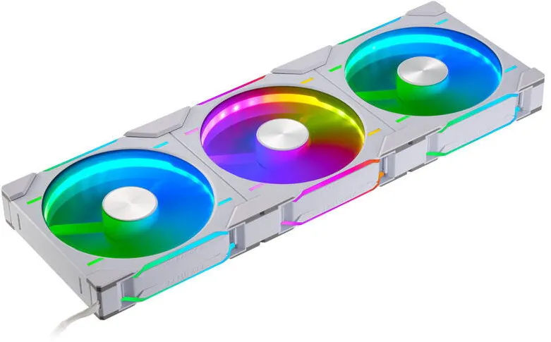 Phanteks D30 PWM Regular Airflow, D-RGB, 3 Pack - 140mm, Alb