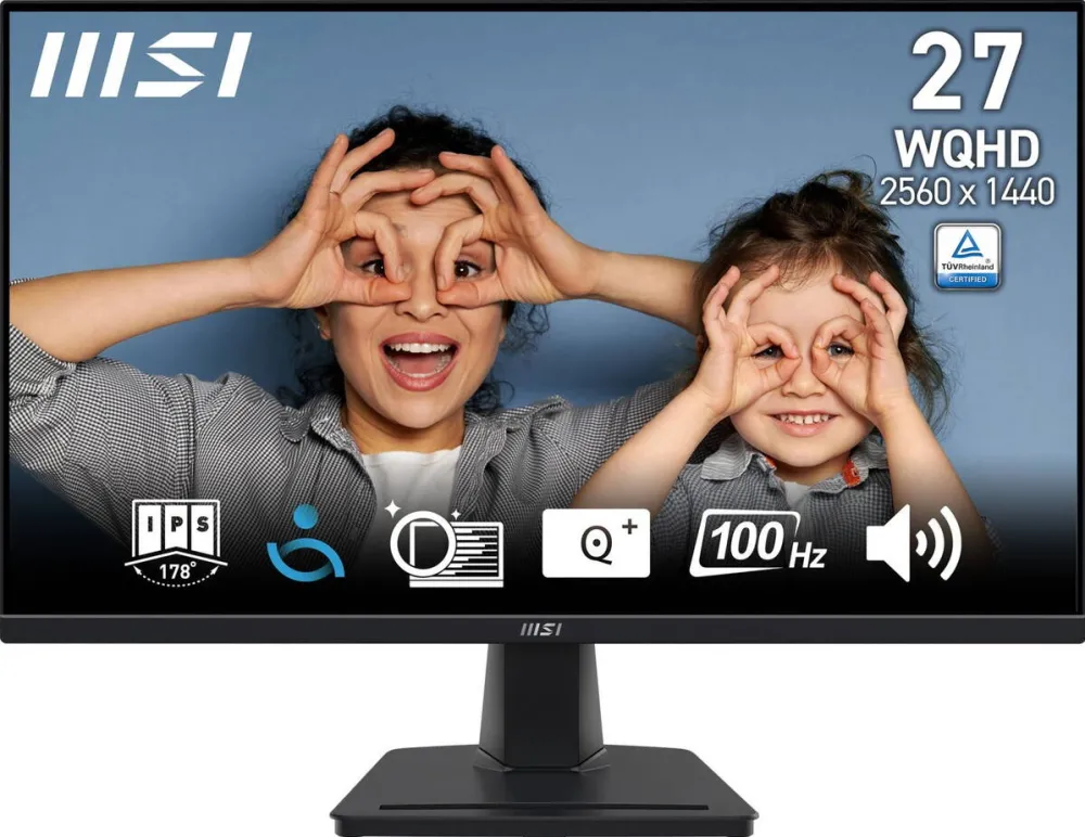 Monitor MSI PRO MP275Q - 27'', IPS, QHD, 1ms, 100Hz