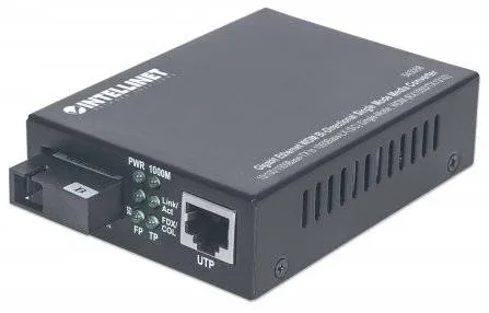 Switch Intellinet Intellinet Convertor Media WDM 10/100/1000Base-TX (RJ45) / 1000Base-LX (SM SC)