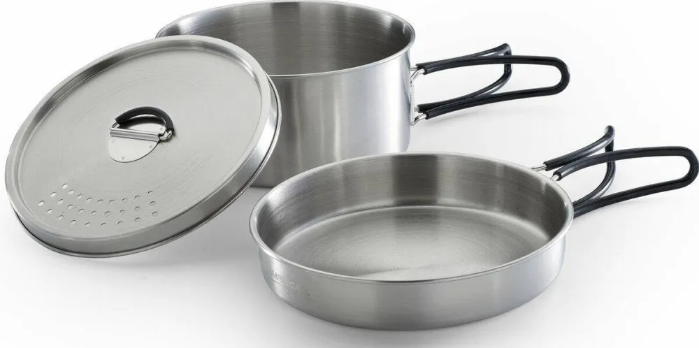 Set vase camping Campingaz Trekking Kit 3 piese inox