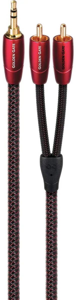 AudioQuest Cablu audio 3.5mm T - 2RCA Golden Gate 0.6m