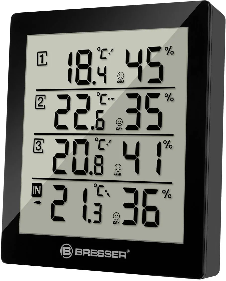 Bresser Temeo Hygro Quadro black