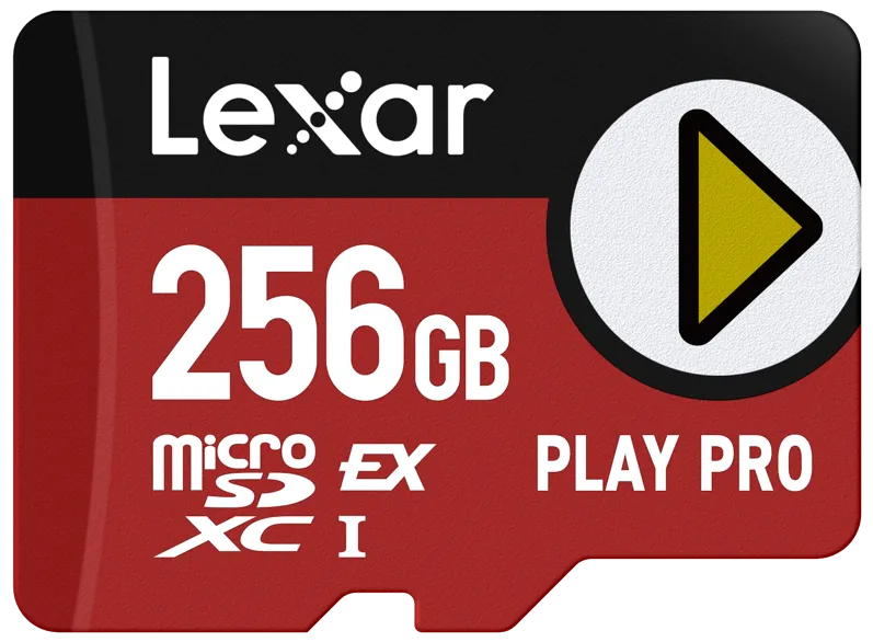 Card de Memorie Lexar microSDXC Express PLAY Pro Express 7.1, R900/W600 C10 U3 UHS-I (V30) 256GB