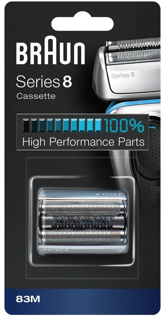 BRAUN 83M Shaver Replacement Head for Series 8, Silver