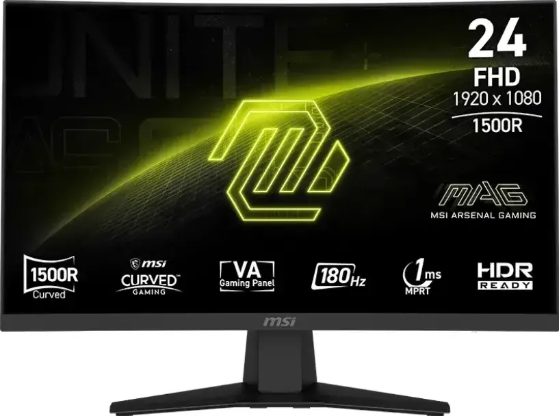 Monitor MSI MAG 244C - 180Hz | Full HD | 23,6'' | VA | 1ms
