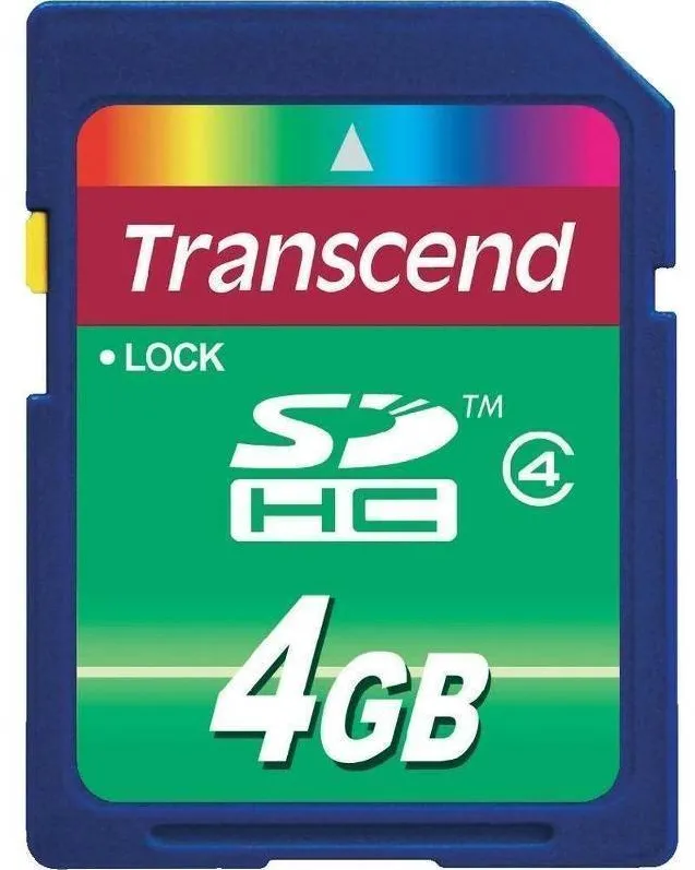 Card de Memorie Transcend SDHC 4GB Class 4